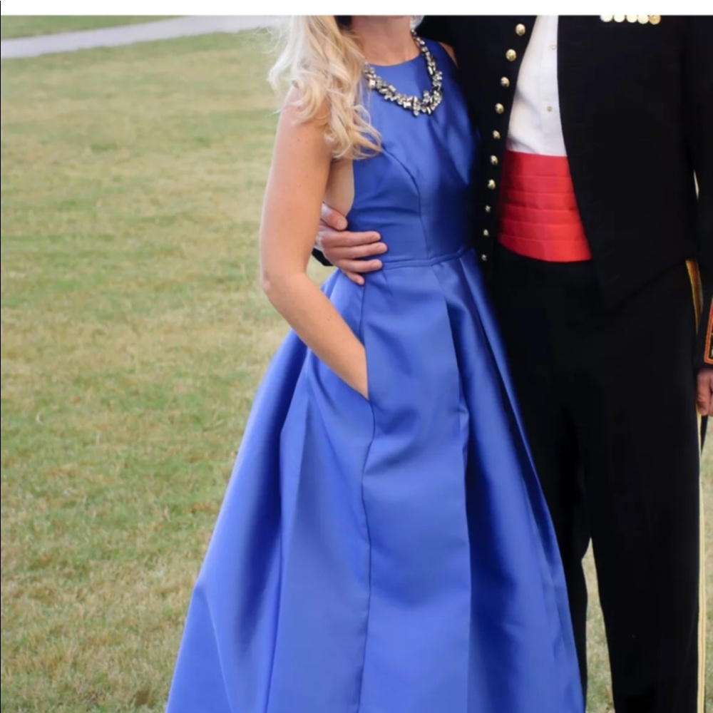 Royal blue ball gown. Size 6